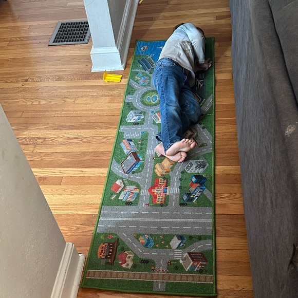 Colorful City Map Play Rug - Picture 2 of 2